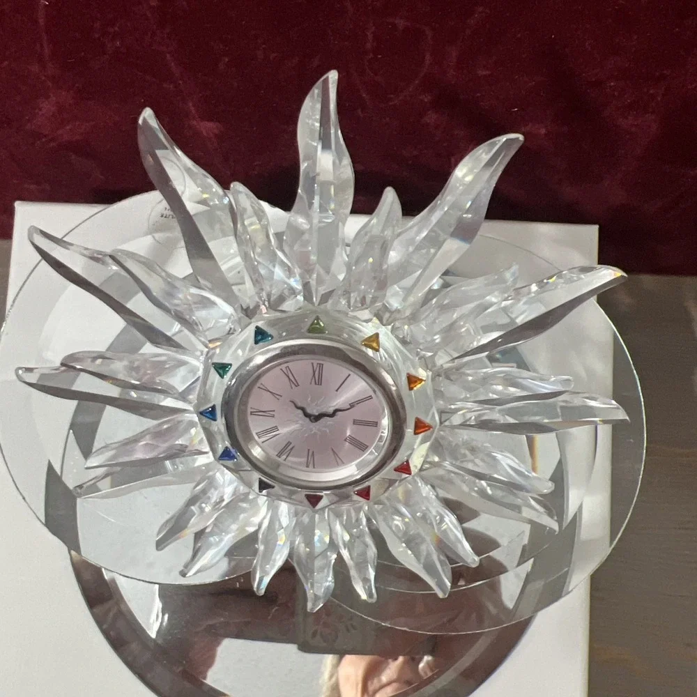 Swarovski Solaris Table‎ Clock – Crystal Clocks Collection